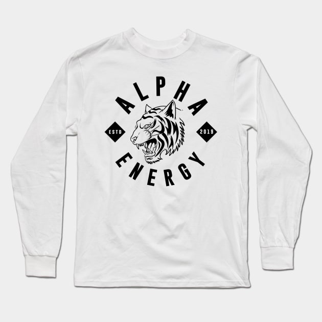 Alpha Energy Long Sleeve T-Shirt by artsylab